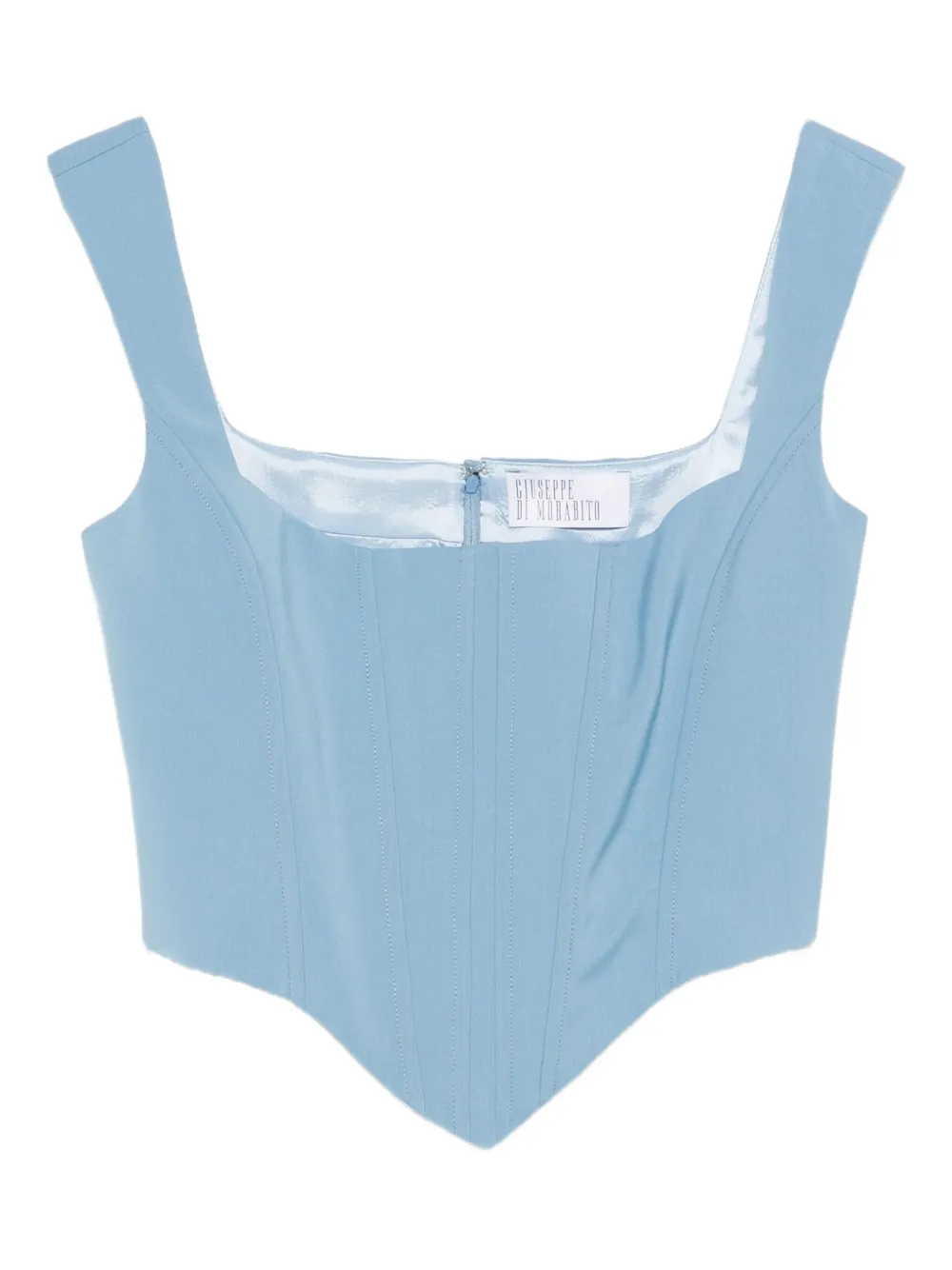 Giuseppe Di Morabito square-neck top | Blue | Image 1