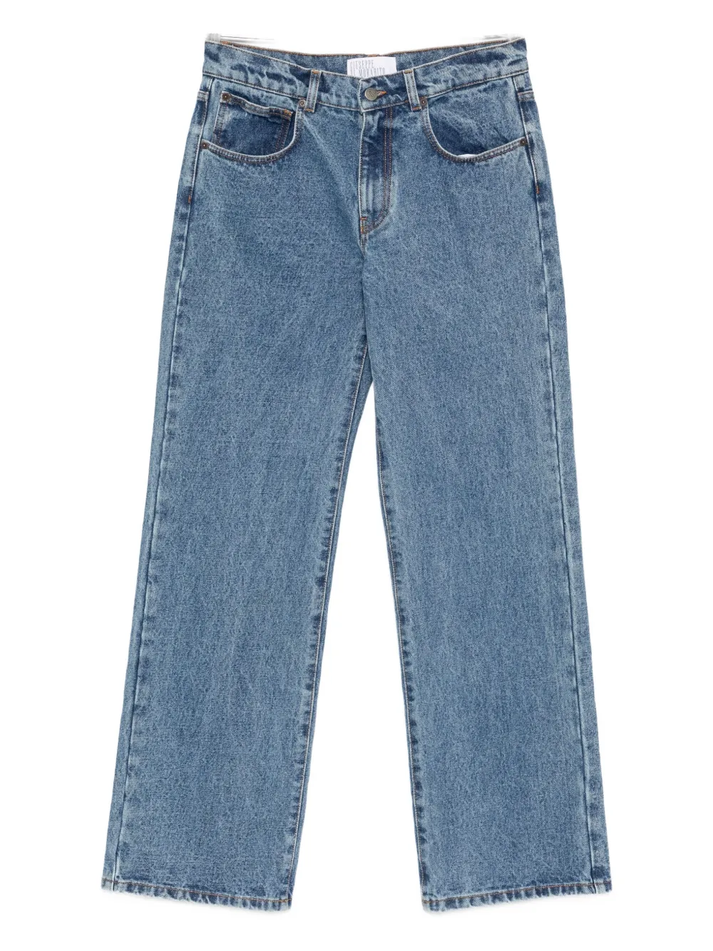 Giuseppe Di Morabito Logo Denim Trousers In Blue