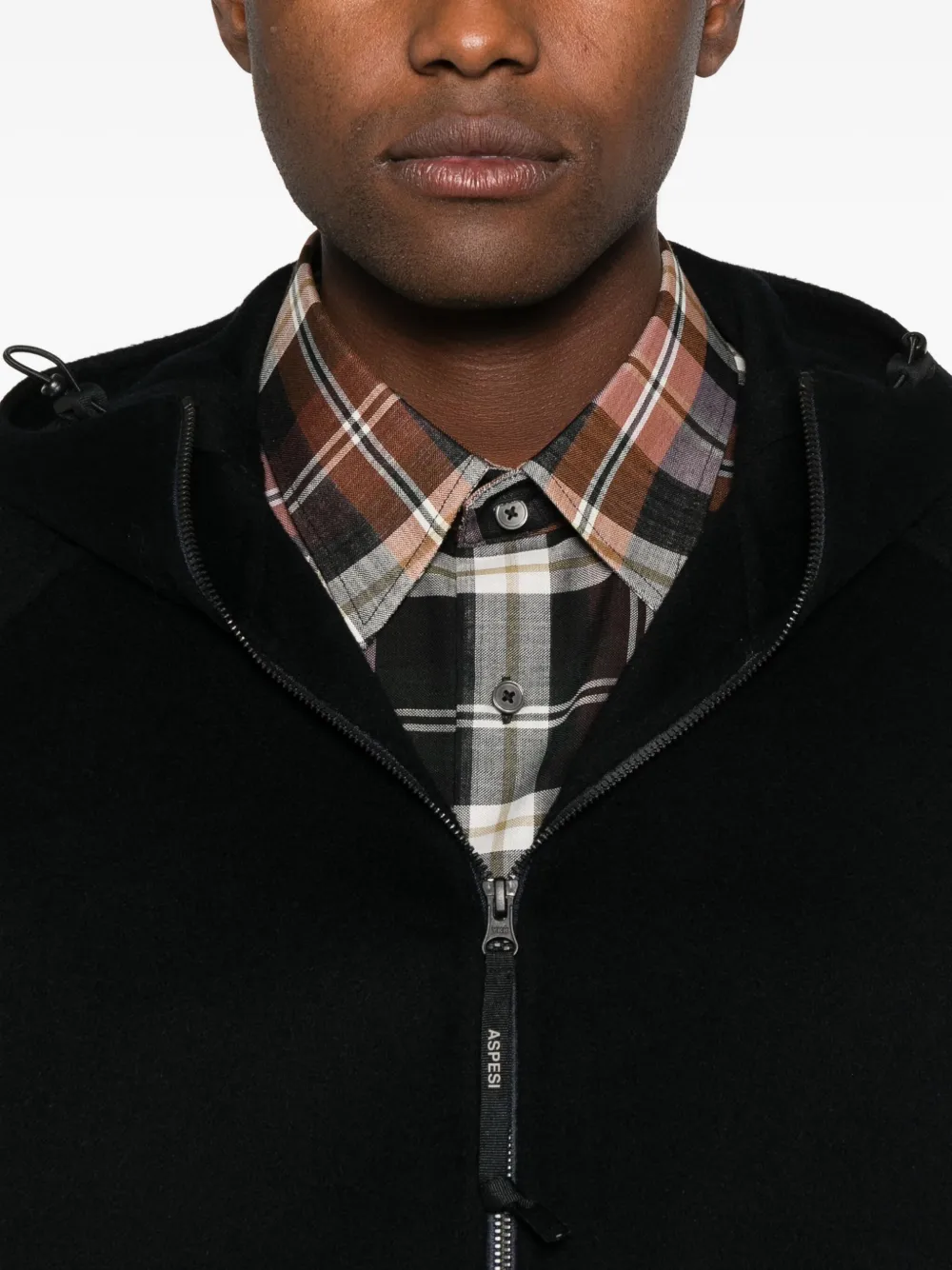 Aspesi Hooded Parka In Black