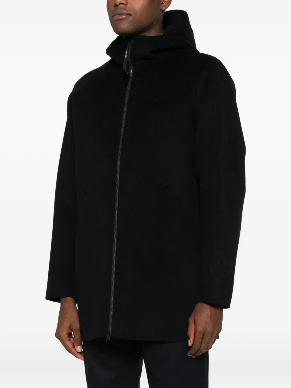 Aspesi Hooded Parka In Black