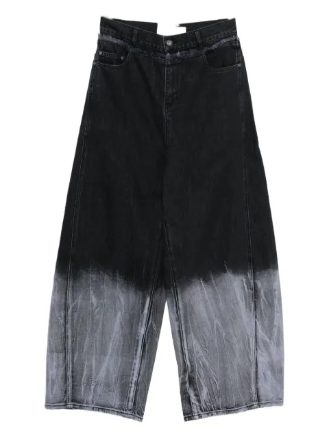 Feng Chen Wang Ausgefranste Dip-Dye-Hose