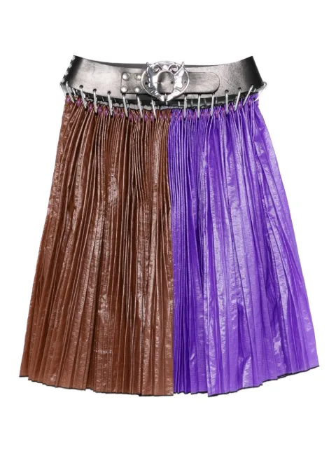 Chopova Lowena pleated carabiner skirt
