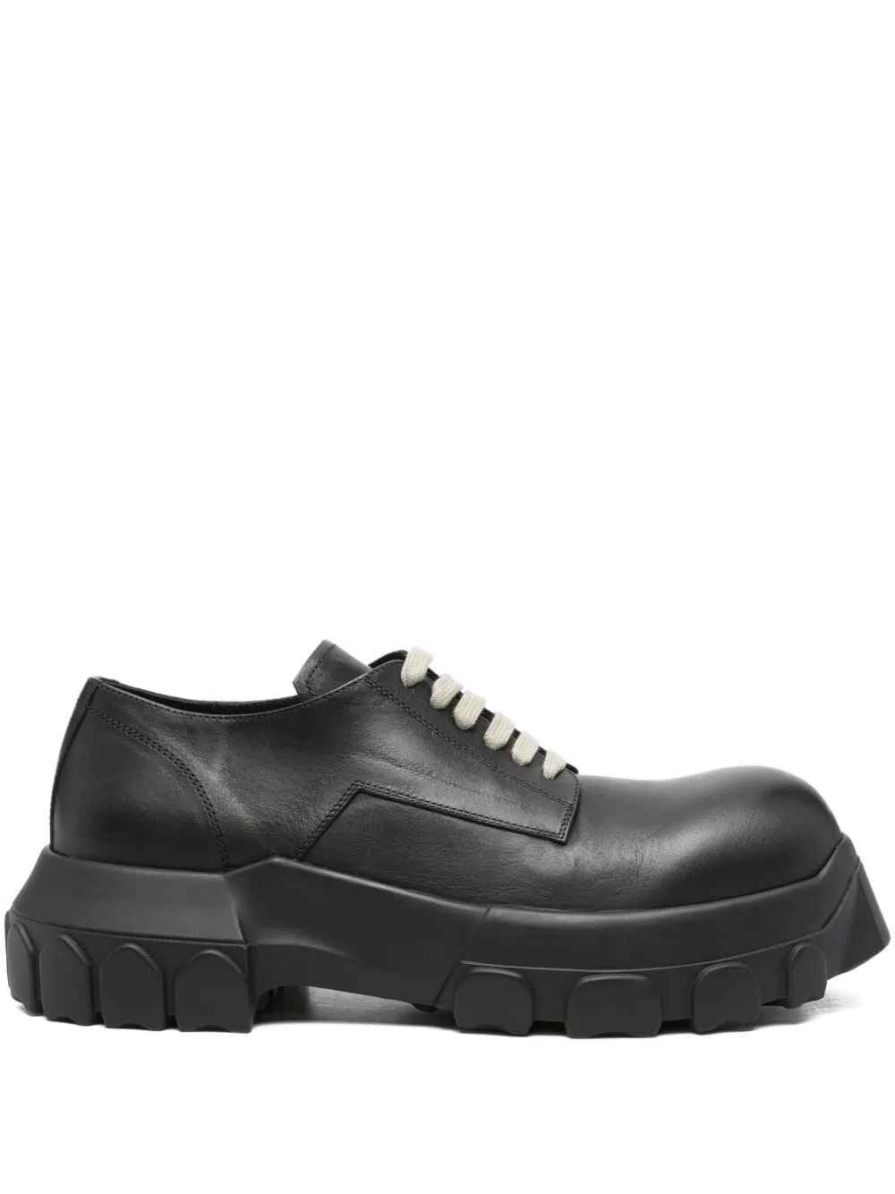 Rick Owens Bozo Tractor lace-up shoes Black