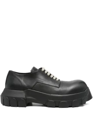 Rick Owens Bozo Tractor lace-up Shoes | Black | FARFETCH
