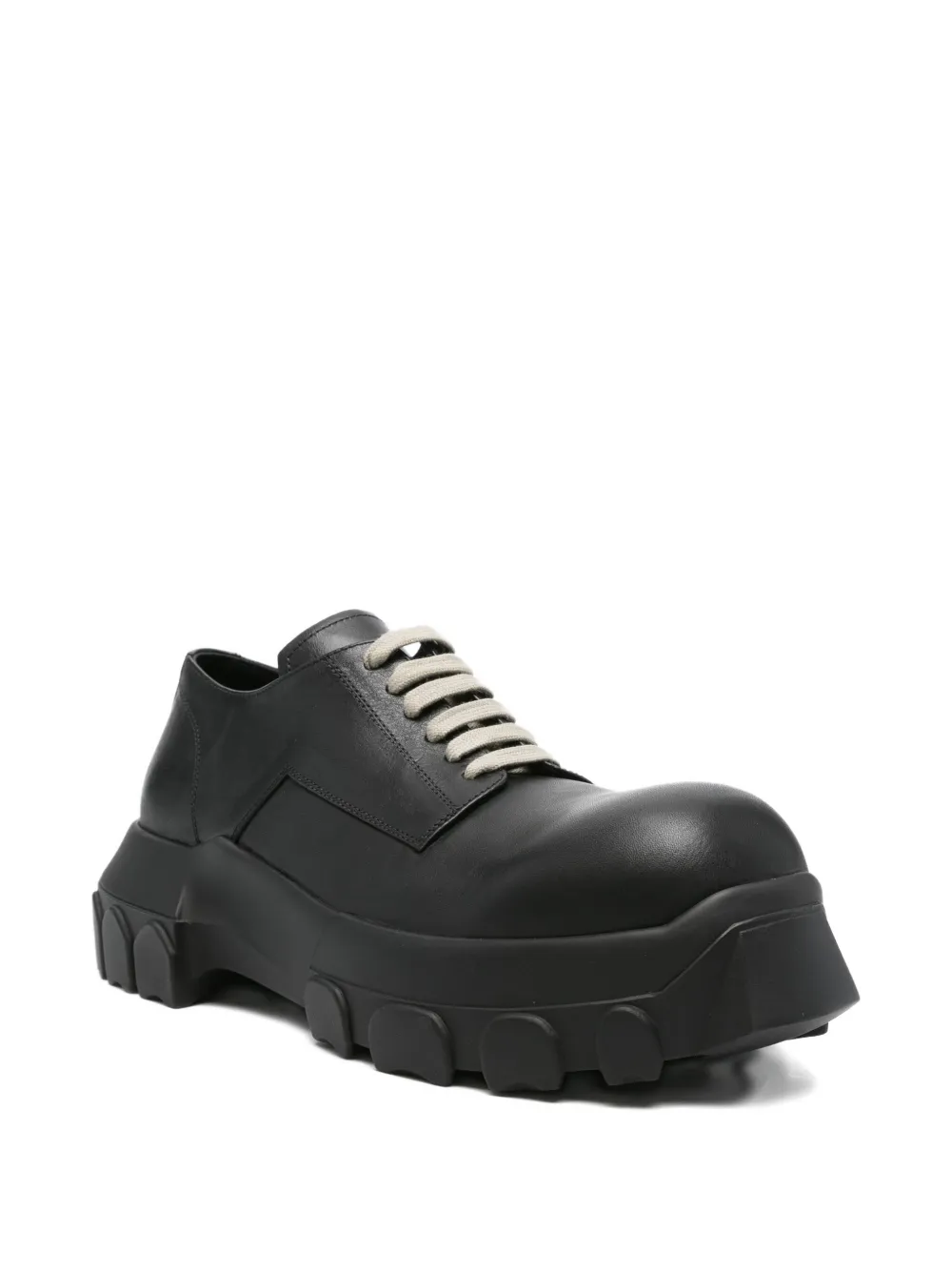 Rick Owens Bozo Tractor lace-up shoes Black