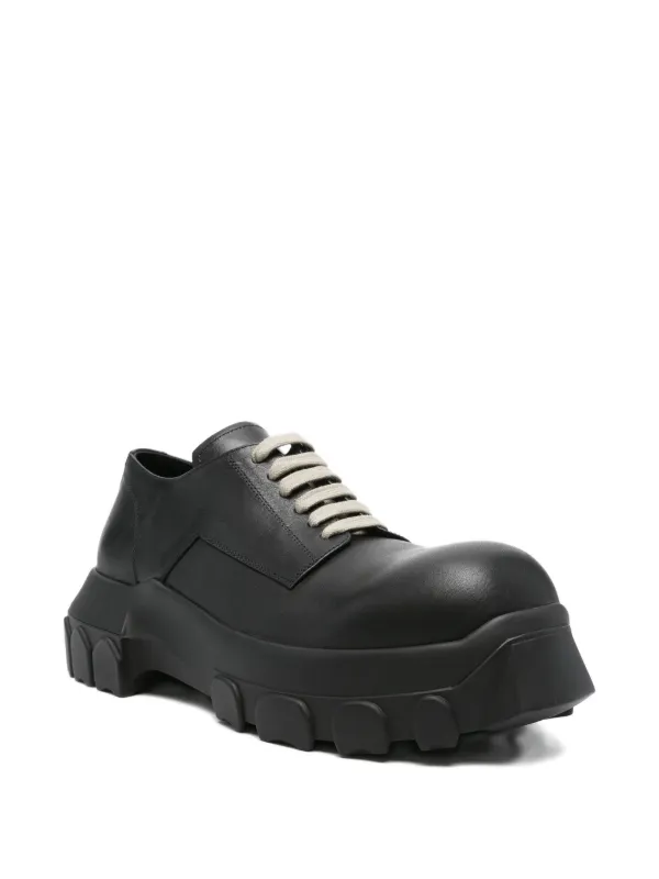 Rick Owens Bozo Tractor レースアップ シューズ | ブラック