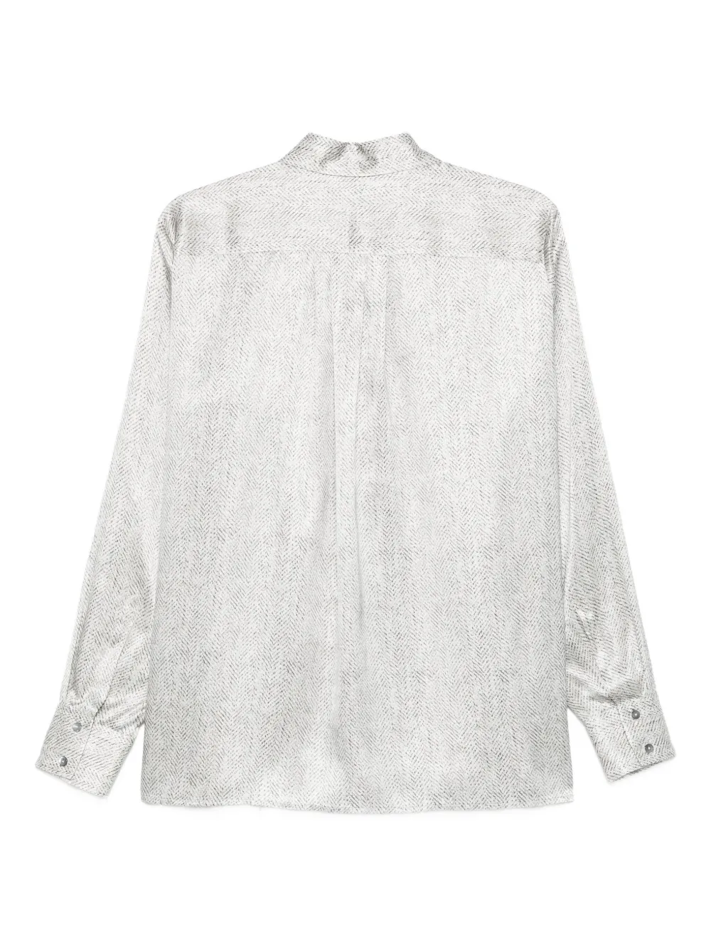 Antonelli Bitter silk shirt - Grijs