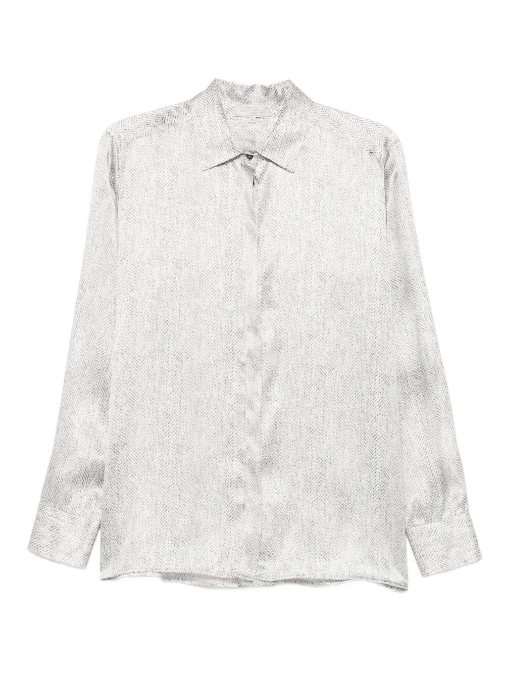 Antonelli chemise Bitter en soie | gris | Image 1