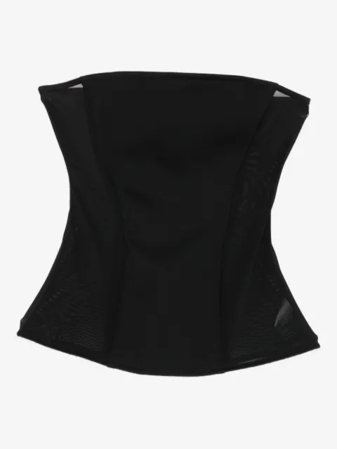 Alex Perry Schulterfreie Mesh-Corsage