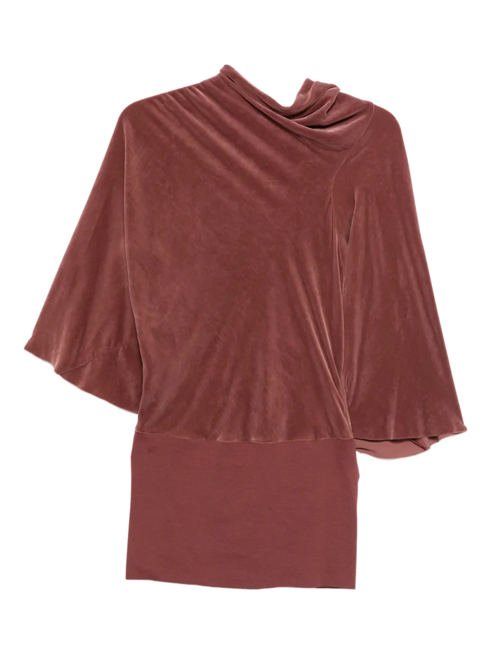 Rick Owens Blouse met gedrapeerde mouwen Roze