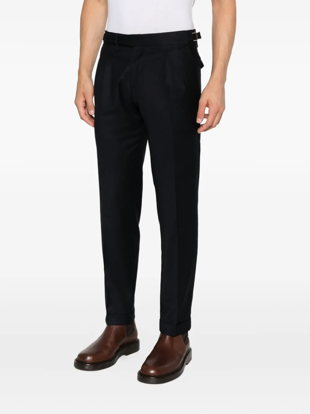 Briglia 1949 Geplooide chino Blauw