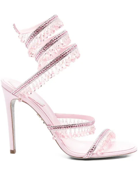 René Caovilla 110mm Chandelier crystal-embellished sandals