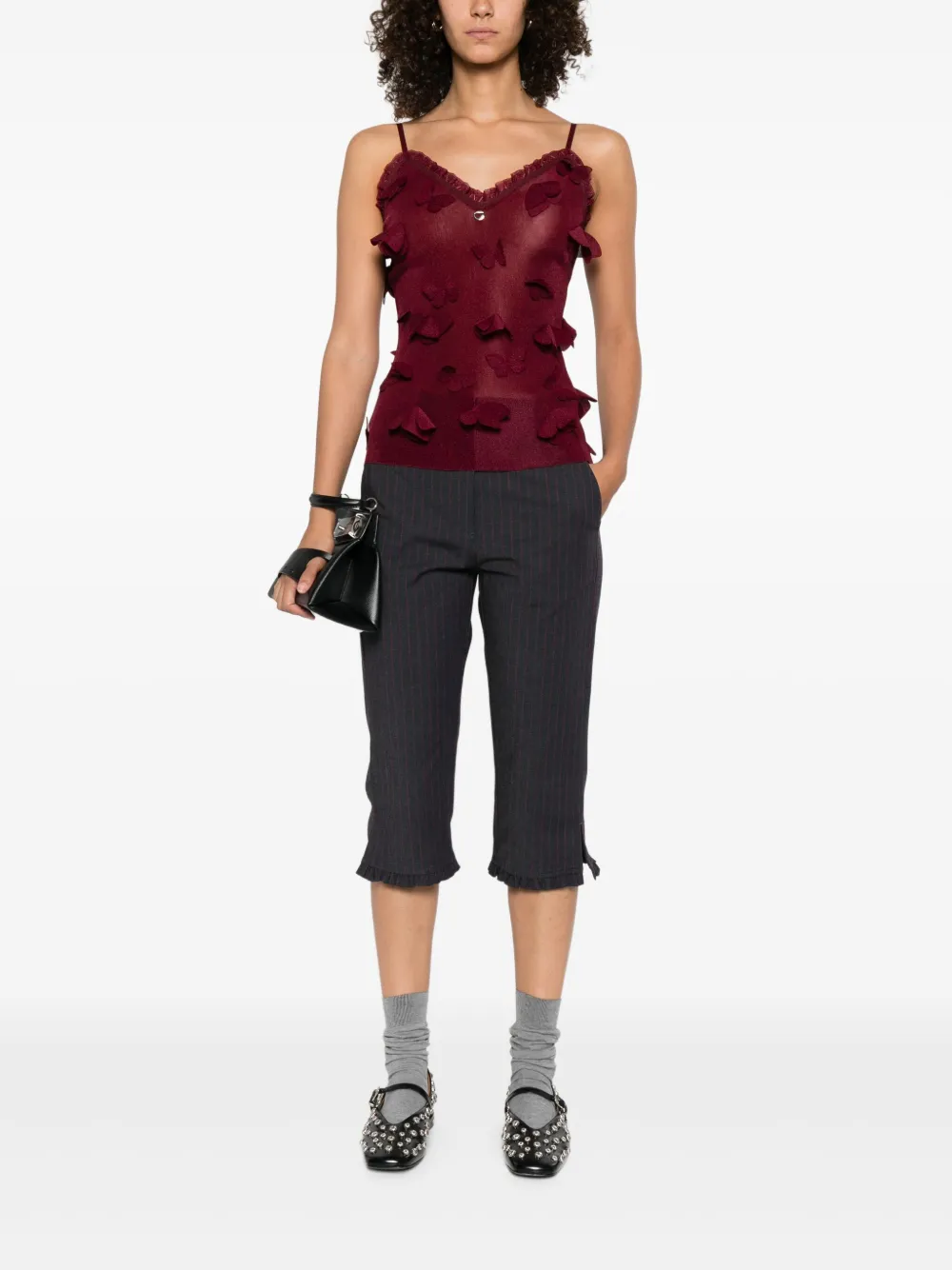 Coperni Top met patch Rood