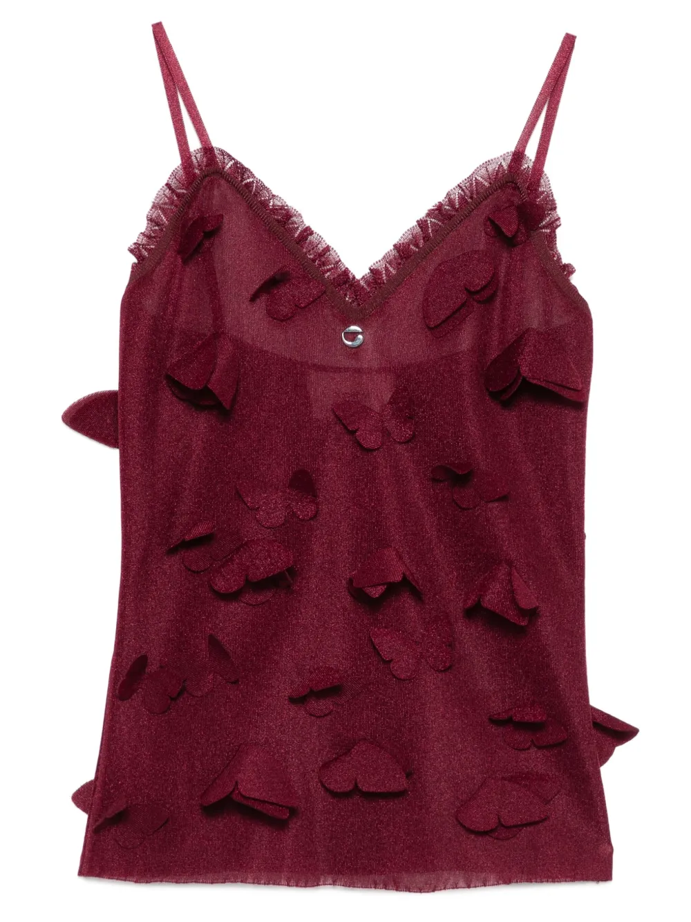 Coperni Top met patch Rood