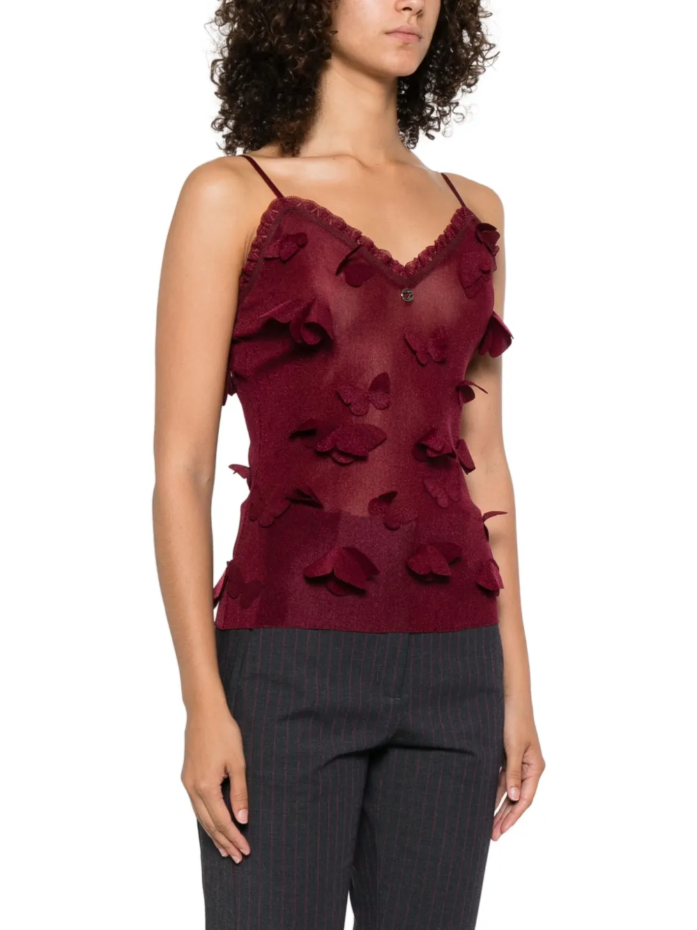 Coperni Top met patch Rood