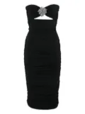 Amen embellished cut-out dress - Black