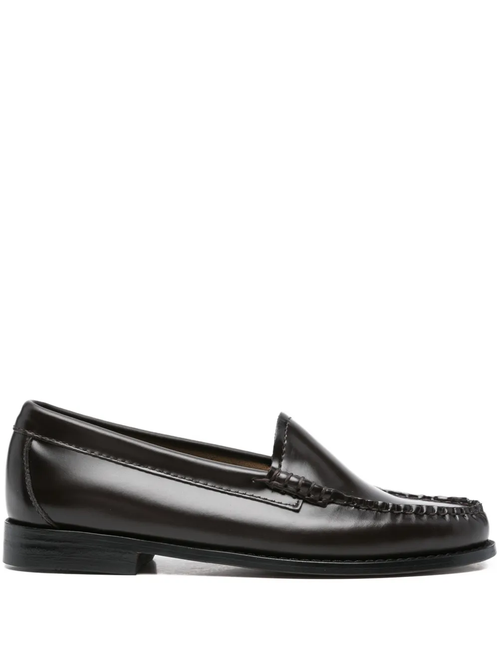G.H. Bass & Co. leather almond-toe loafers - ブラウン G.H. Bass & Co. leather almond-toe loafers - ブラウン