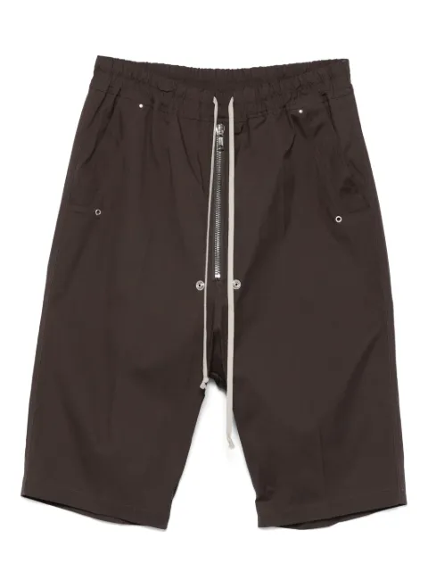 Rick Owens drawstring zip-fly shorts