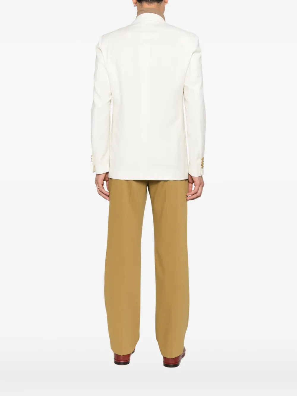 Lardini double-breasted blazer Beige