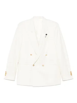Lardini ボタンジャケット | ホワイト | FARFETCH JP