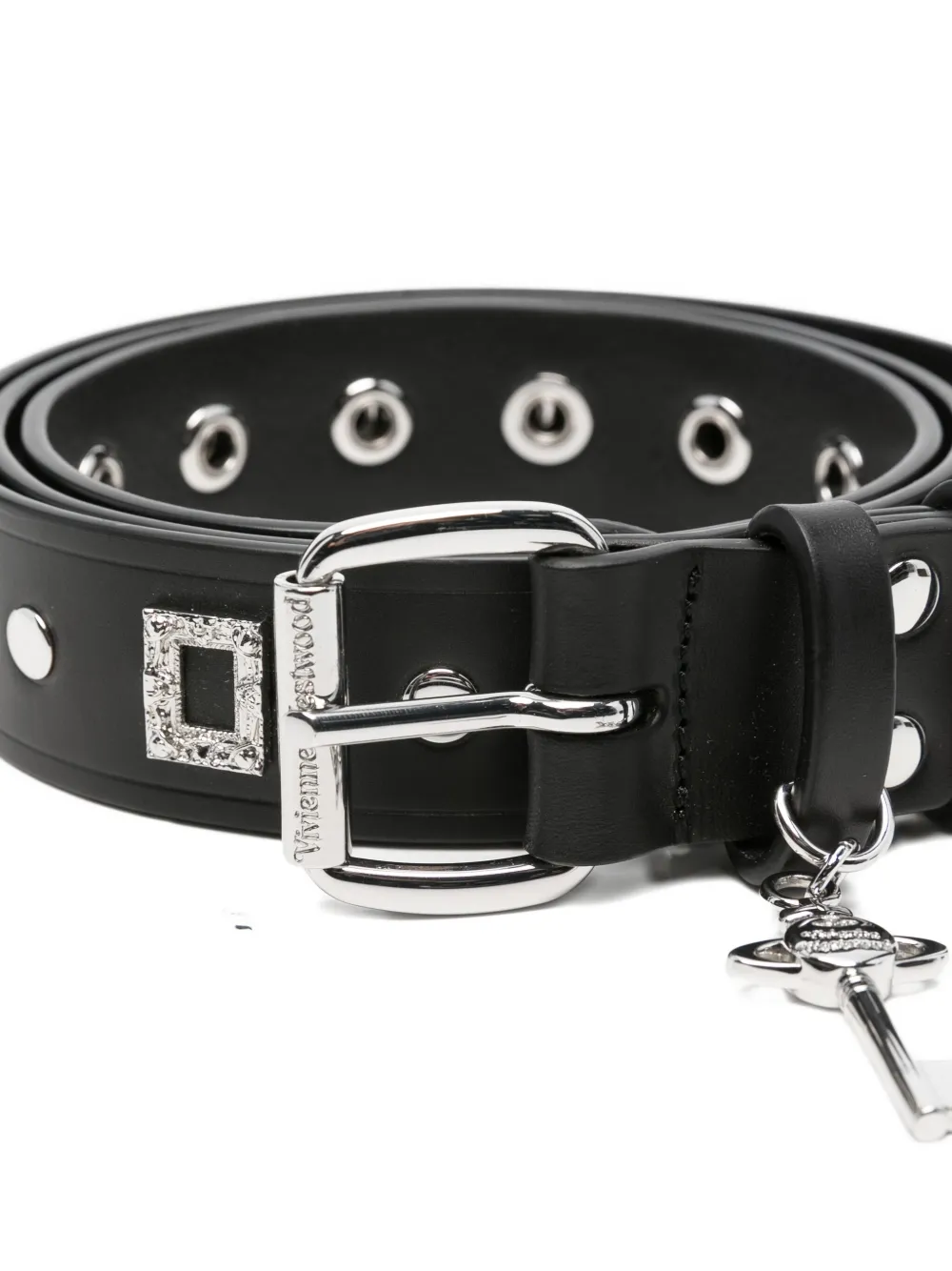 Vivienne Westwood Leather Belt In Black
