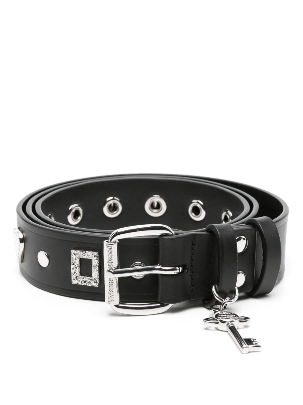 Vivienne Westwood Leather Belt In Black