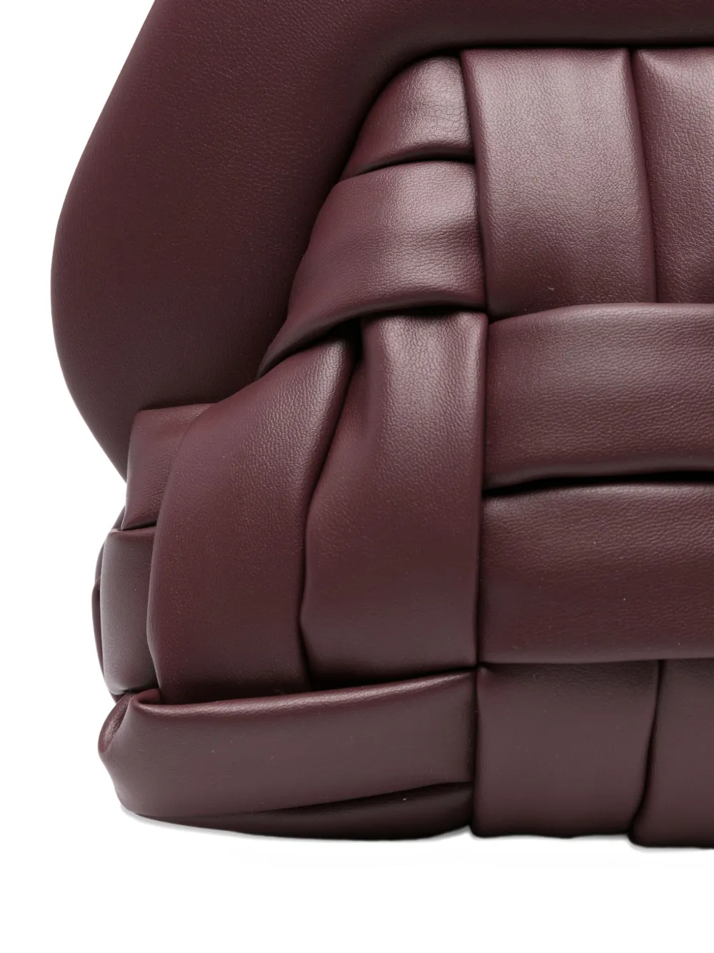 Themoirè Bios geweven clutch Paars