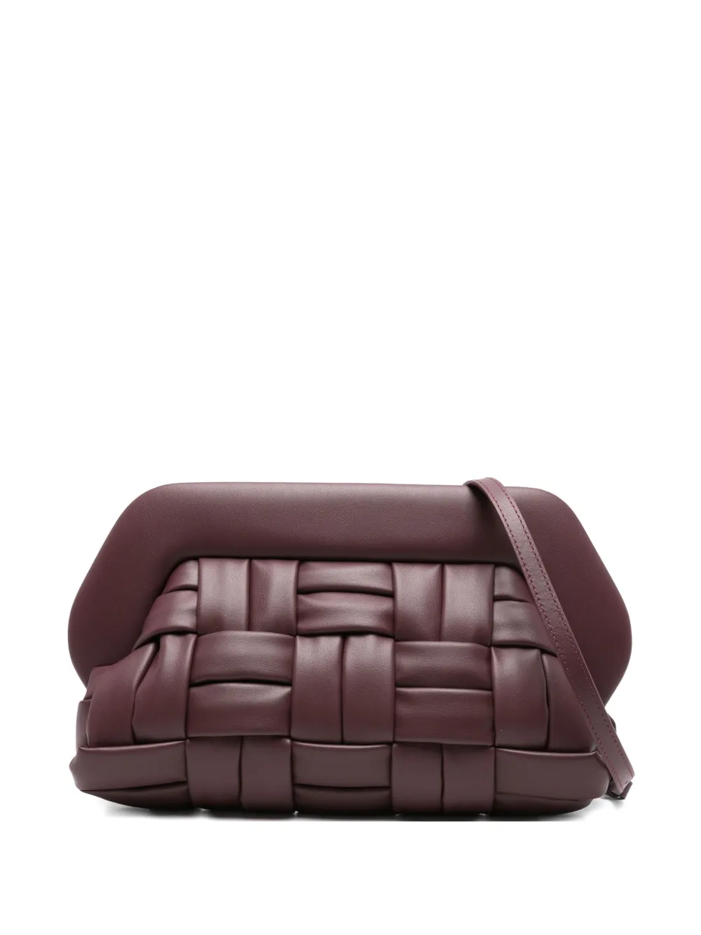 Themoirè Bios woven clutch bag - Viola