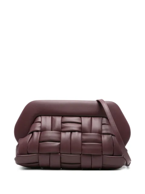 Themoirè Bios woven clutch bag