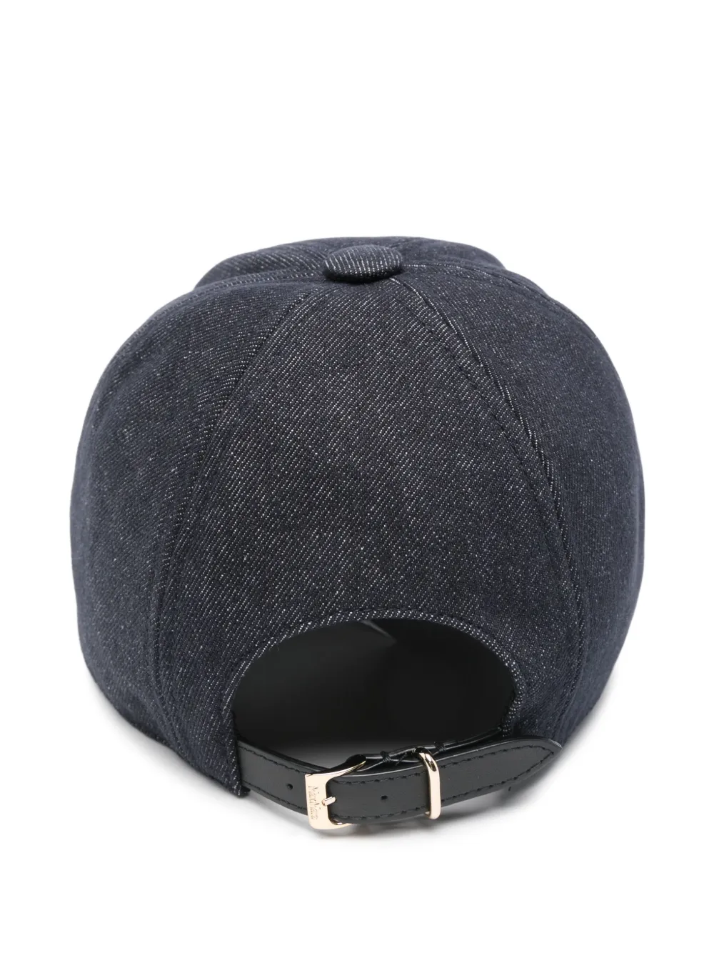 Max Mara logo-patch denim cap hat - Blauw