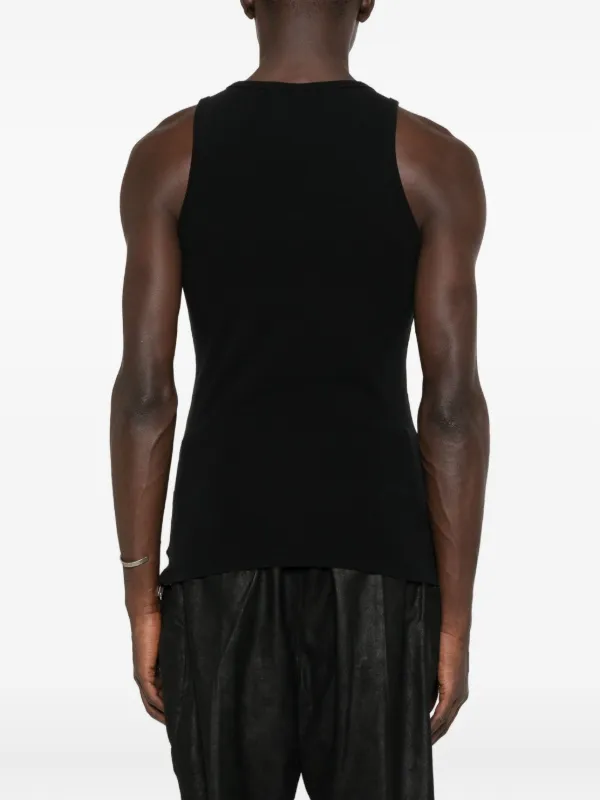 44 LABEL GROUP Embroidery Tank Top | Black | FARFETCH IN