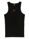 44 LABEL GROUP embroidered-logo vest - Black