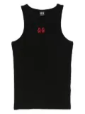 44 LABEL GROUP embroidered-logo vest - Black