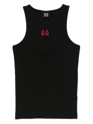 Chrome Hearts Hairy Cross Tank Top | Black | FARFETCH