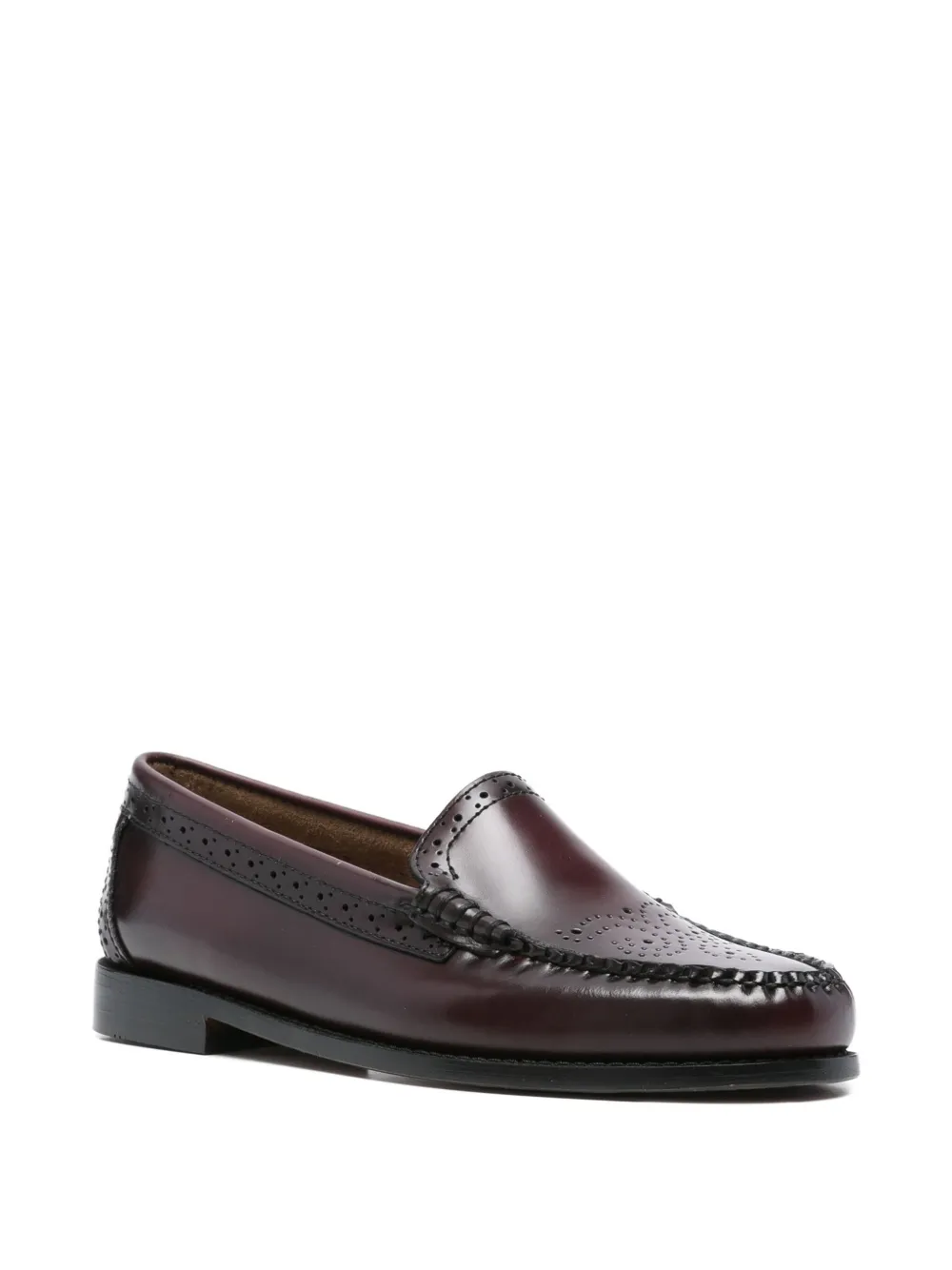 G.H. Bass & Co. leather loafers - Rood