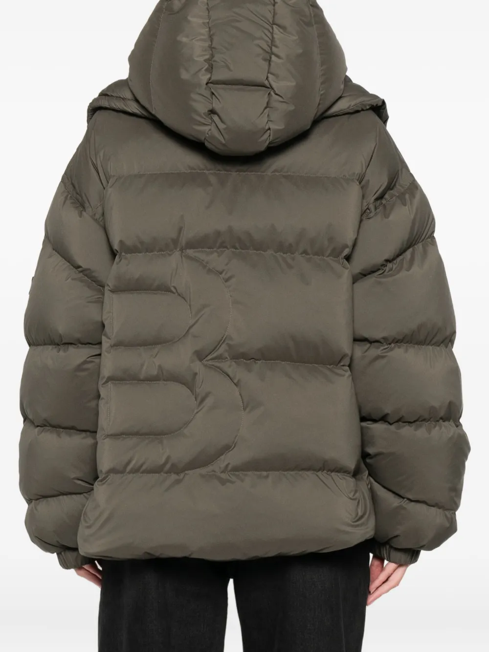 Bacon Zip-fastening Puffer Jacket In Gray