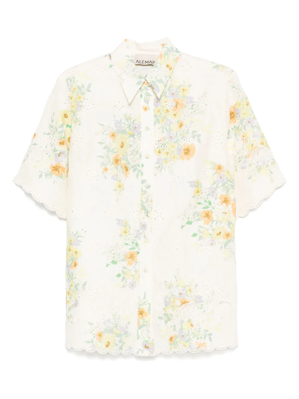 ALEMAIS Blouse met bloemenprint Beige
