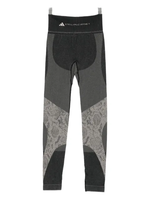 adidas by Stella McCartney snake-print panelled trousers