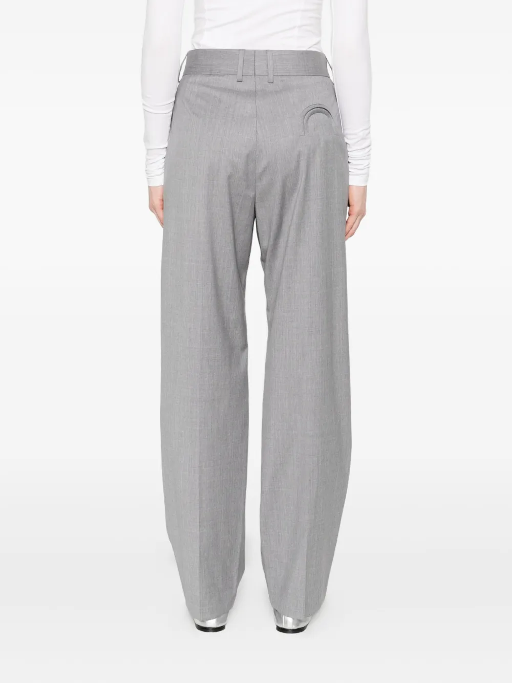 Blazé Milano Pleat-detail Trousers In Gray