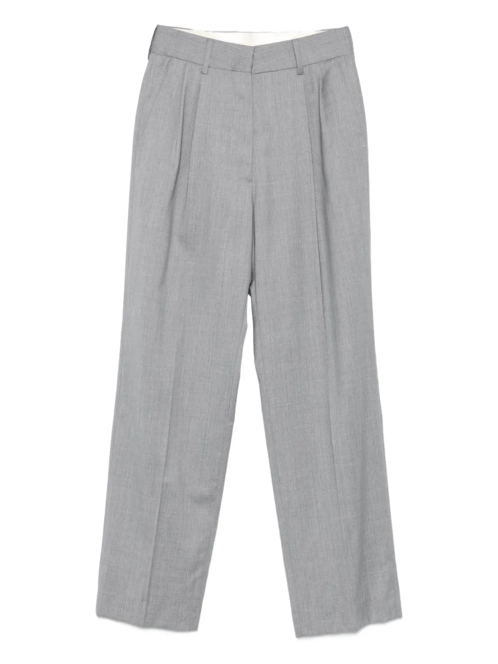 Blazé Milano Pleat-detail Trousers In Gray