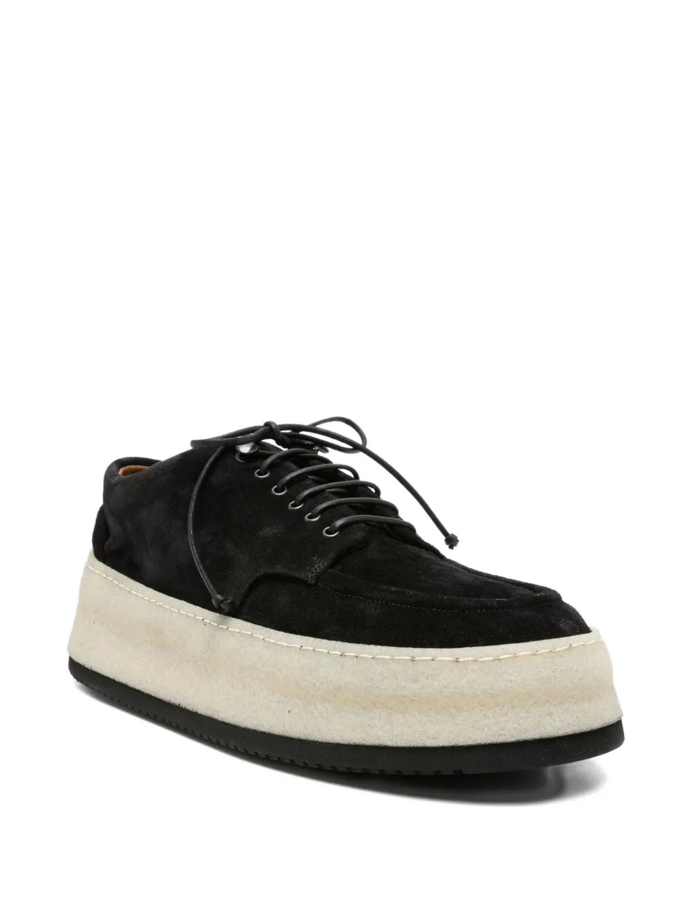 Marsèll lace-up suede shoes Black