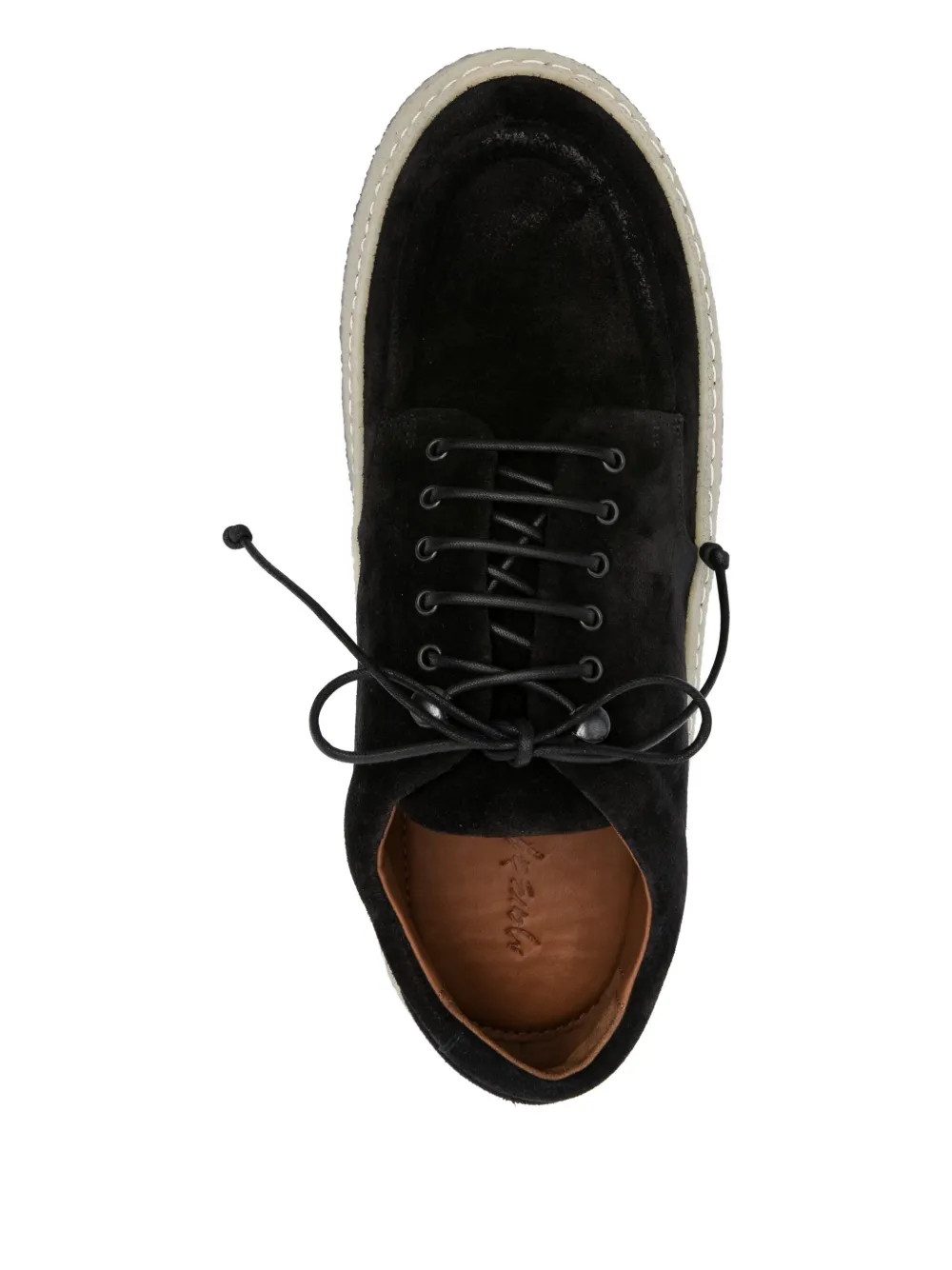 Marsèll lace-up suede shoes Black