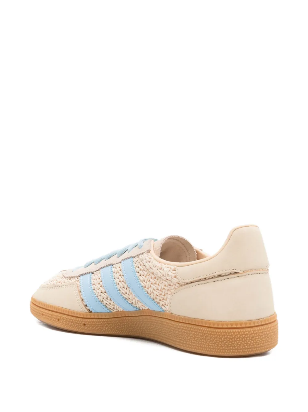 adidas Handball Spezial 3-Stripes knitted sneakers Neutrals