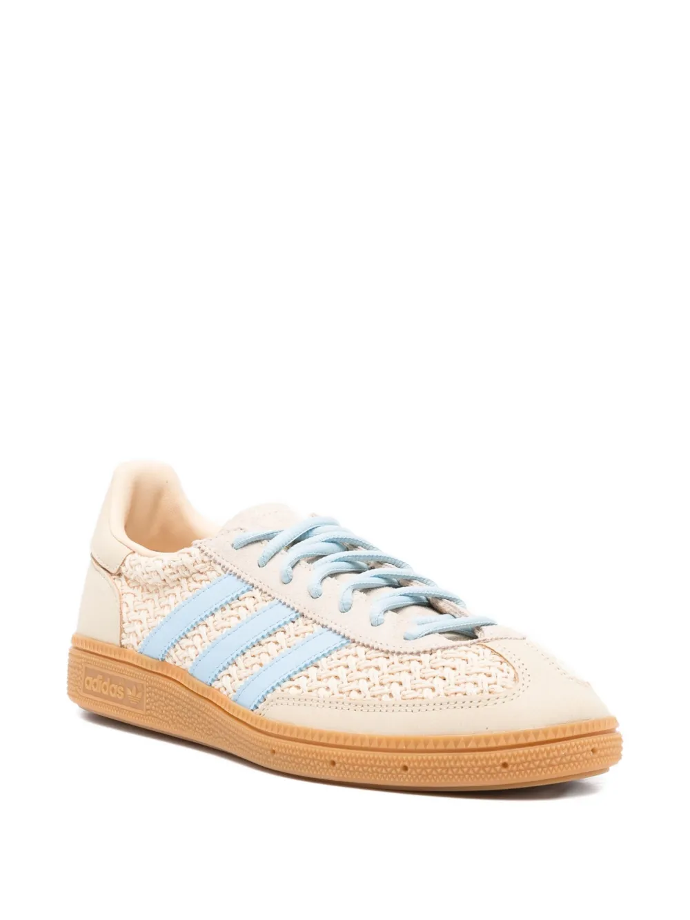 adidas Handball Spezial 3-Stripes knitted sneakers Neutrals