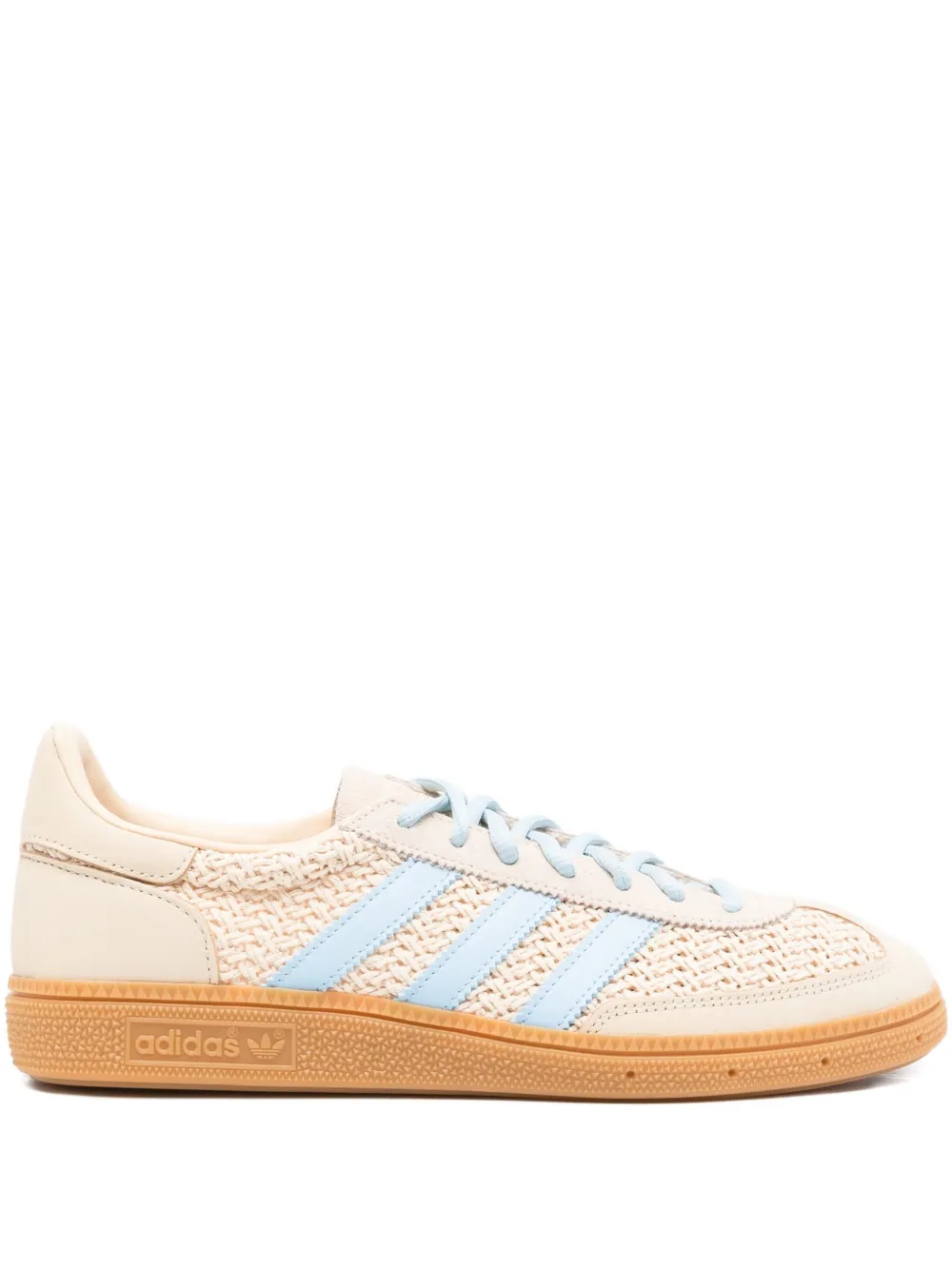 Adidas Handball Spezial 3-Stripes knitted sneakers Neutrals