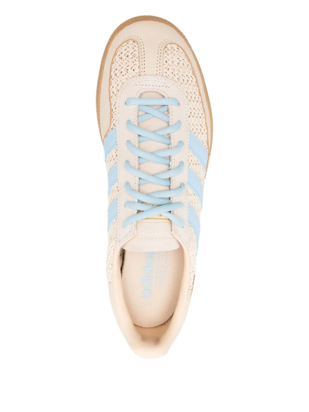 adidas Handball Spezial 3-Stripes knitted sneakers Neutrals