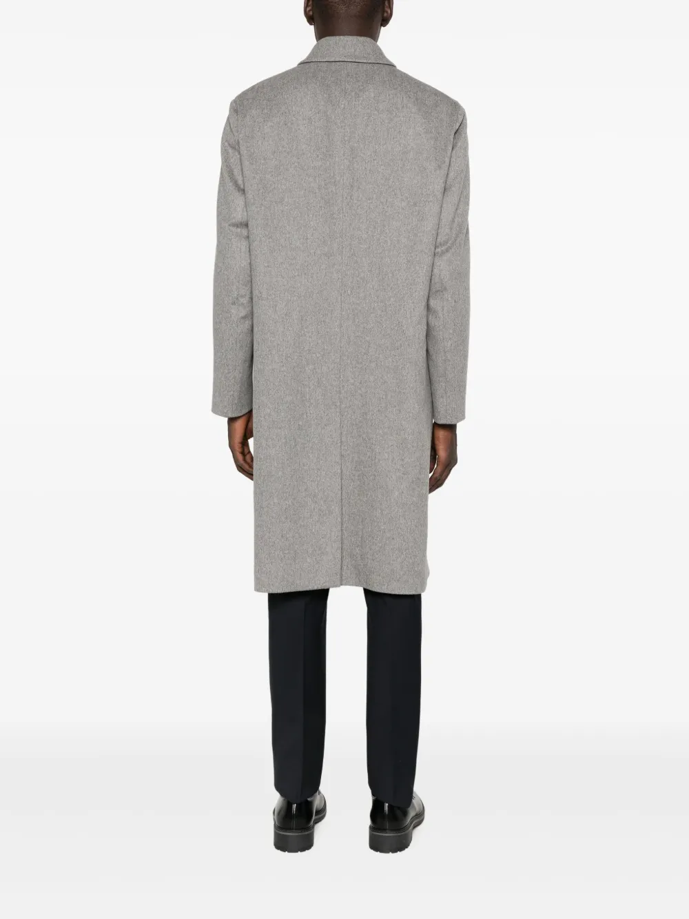 Lardini buttoned patch-pocket coat Grijs