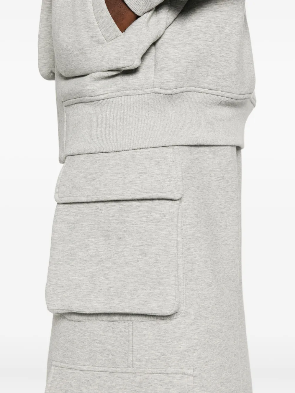 Feng Chen Wang Cargo-pocket Drawstring Trousers In White