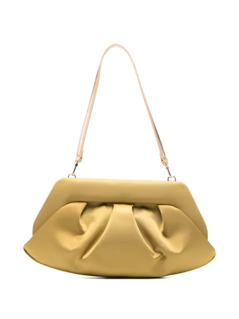 Themoirè gathered clutch bag