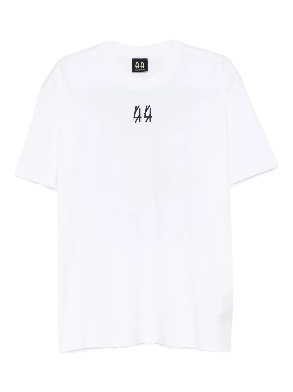44 LABEL GROUP Camiseta de algodão com estampa | Branco | Image 1